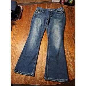 Amethyst Jeans Betty Size 11 12 Short Denim Blue Jeans Casual Pants